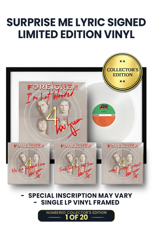 4 (signed by Lou Gramm)
