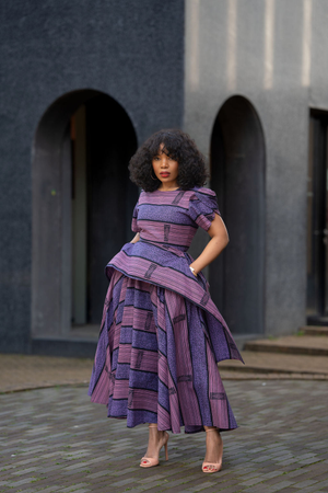 Zene Purple Maxi Dress