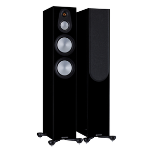 Monitor Audio Silver 300 7G Floorstanding Speakers - Black Gloss
