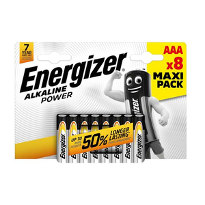Alkaline Power AAA Batteries - 8 Pack