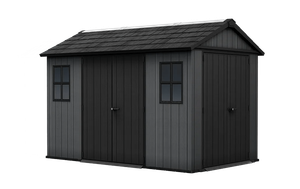 Newton Plus Dual Entry Shed 11x7.5ft - Grey