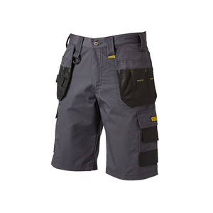 DeWalt Cheverley Lightweight Grey Polycotton Holster Work Shorts – Waist 32"