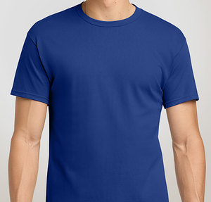 Gildan 100% Cotton T-shirt - Fan Deep Royal
