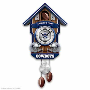 Dallas Cowboys Legacy Cuckoo Clock