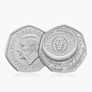 The Lord of The Rings 25th Anniversary 2026 50p BU Coin