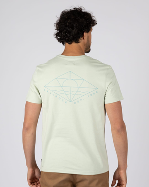 Dimensions Mens Short Sleeve T-Shirt in Light Green