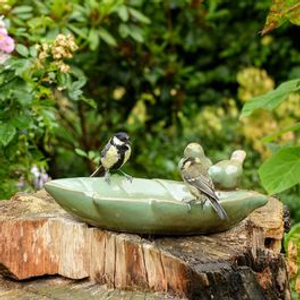 Almsee Ceramic Bird Bath