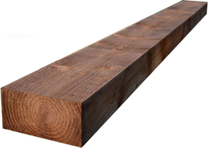 100 x 200mm x 2.4m SOFTWOOD UC4 BROWN TREATED INCISED SLEEPER FSC