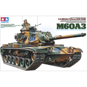 Tamiya 35140 US M60A3 105mm Gun Tank 1:35 Model Kit