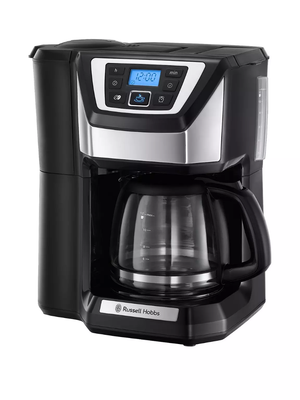 Russell Hobbs 22000, Grind & Brew Coffee Machine, Black & Silver