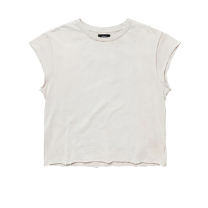 Vintage Issue Raw Edge T-Shirt - Blonde (S)