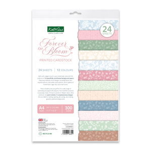 Forever in Bloom Printed Cardstock, 24 sheets