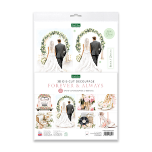 Die Cut Decoupage – Forever & Always (pack of 12)