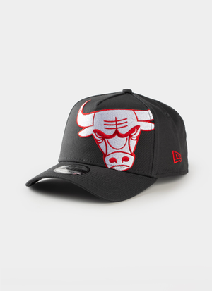 New Era NBA 9Forty A-Frame Chicago Bulls Tilt Oversize Snapback Cap