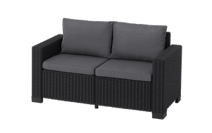 California 2 Seater Sofa - Graphite