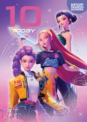 KPop Demon Hunters 10 Today Birthday Card