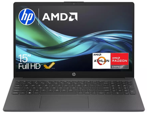 HP laptop 15-fc0078na - AMD Dual-Core 8GB DDR5 RAM 128GB SSD Windows 11 Home 15.6" FHD Screen