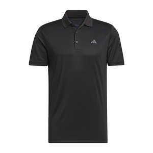 Herren Adi Performance Poloshirt (Schwarz)