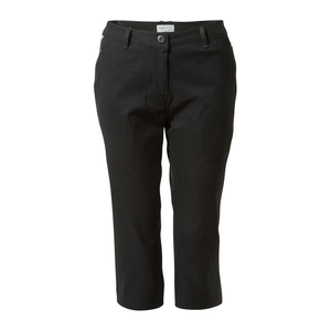 Womens Kiwi Pro Crop Capris (Black)