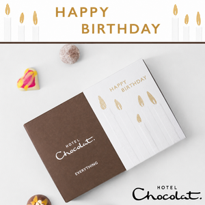 Hotel Chocolat- Happy Birthday Chocolate 6-Piece Box