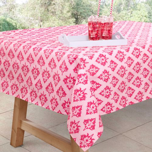 Raspberry Coulis 140cm x 230cm Tablecloth