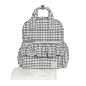 Walking Mum – Changing Rucksack – Praliné Vichy Matcha