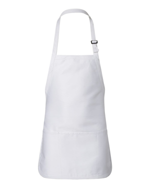 Q-Tees - Full-Length Apron with Pouch Pocket 