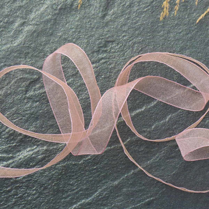 Ruban organza - Rose clair