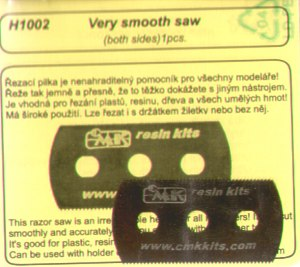 CMK/Czech Master Kits CMKH1002 Small razor saw