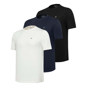 Set of 3 Corporate T-Shirts - Blue/Black/White