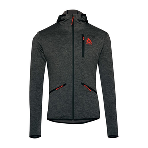 Mens Aruba Grid Full Zip Fleece (Thunderstorm Melange)