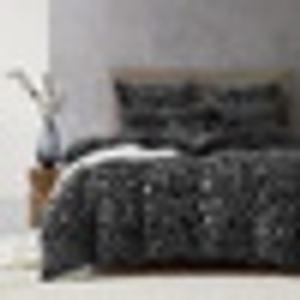 Blake Charcoal Velvet Quilt Cover Set