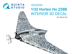 Quinta Studio QD32254 1:32 Horten Ho-229B 3D Interior Decal