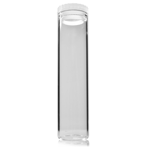 75×19mm Soda Glass Specimen Tube with Polythene Stopper