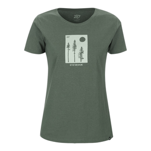 Womens Apelviken Short Sleeve Casual T-Shirt (Forest Green)