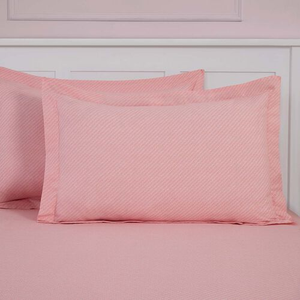 Poppie Oxford Pillowcase Pair - Pink