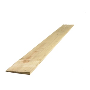 22 x 125mm x 2.4m SAWN FEATHER EDGE UC3 GREEN SINGLE LEAF FSC