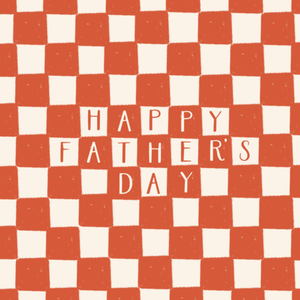 Moonpig Chequerboard Pattern Father's Day Card
