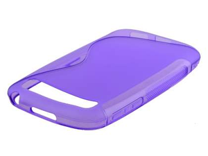 Wave Case for BlackBerry Classic Q20 - Frosted Purple/Purple