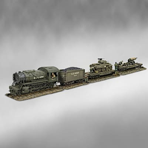 The Normandy Breakout Figural Train Collection