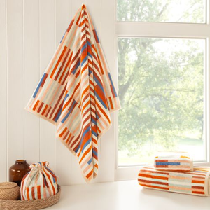 GEO STRIPE CLAY Hand Towel