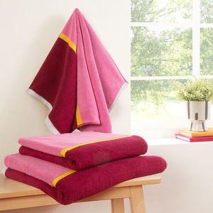 COLOUR BLOCK  BERRY Bath Towel