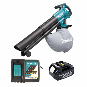 Makita DUB187Z 18V LXT Brushless Blower / Vacuum with 1x 3.0Ah Battery & Fast Charger