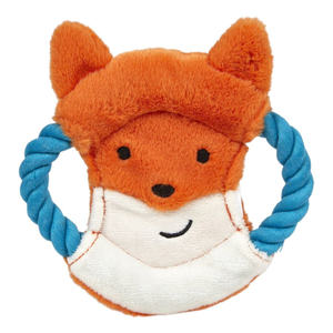 Petface Flingy Fox Flyer Dog Toy for Puppies and Small Dogs