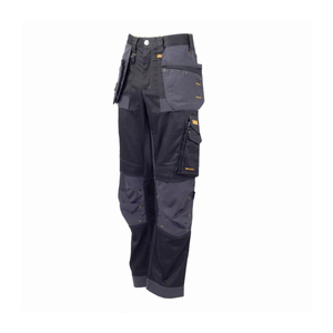 DeWalt Harrison Regular Fit Stretch Work Trousers Black / Grey - W32" L31"