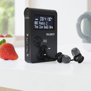 Majority PEGODABBLK, DAB+/FM Radio, Black