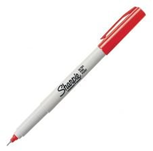 Sharpie Permanent Marker Ultra Fine 0.3mm - Red
