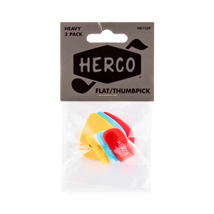 Jim Dunlop Herco HE113P Heavy Thumbpicks - 3 Pack