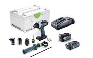 Festool 18v Percussion Drill TPC 18/4 - Battery & Chuck Set - 577224
