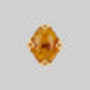 CIRCINUS. Gothic Amber Ring - Gold - Gold / XSmall